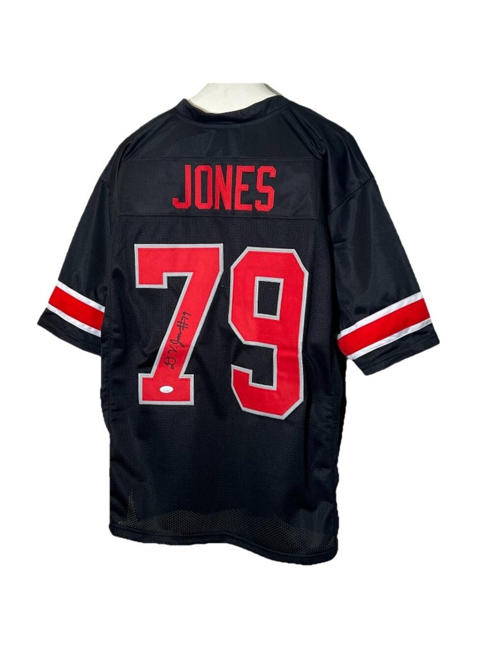 Dawand Jones Autographed The Ohio State Buckeyes Jersey JSA Witnessed COA Browns